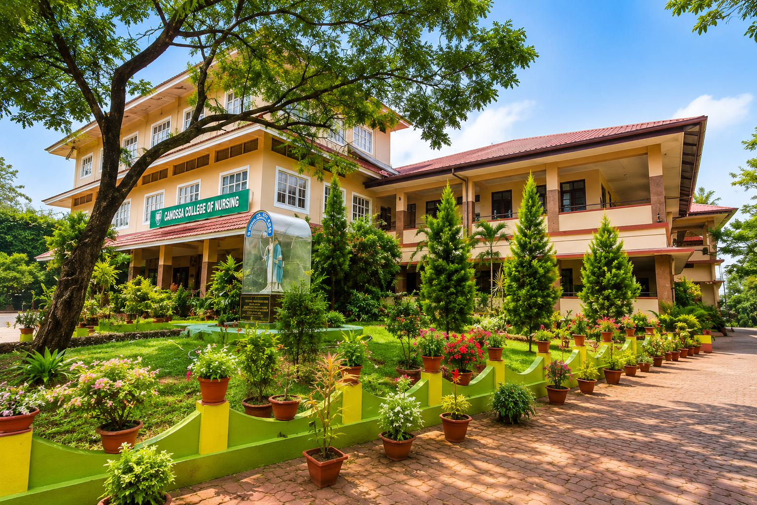Main Academic Block — Canossa College of Nursing